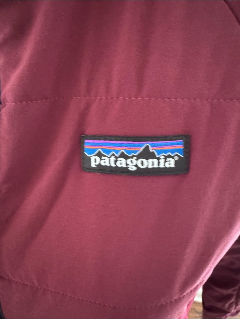 Patagonia Women's Pack in Jacket Red Burgundy Size Small - Picture 4 of 9